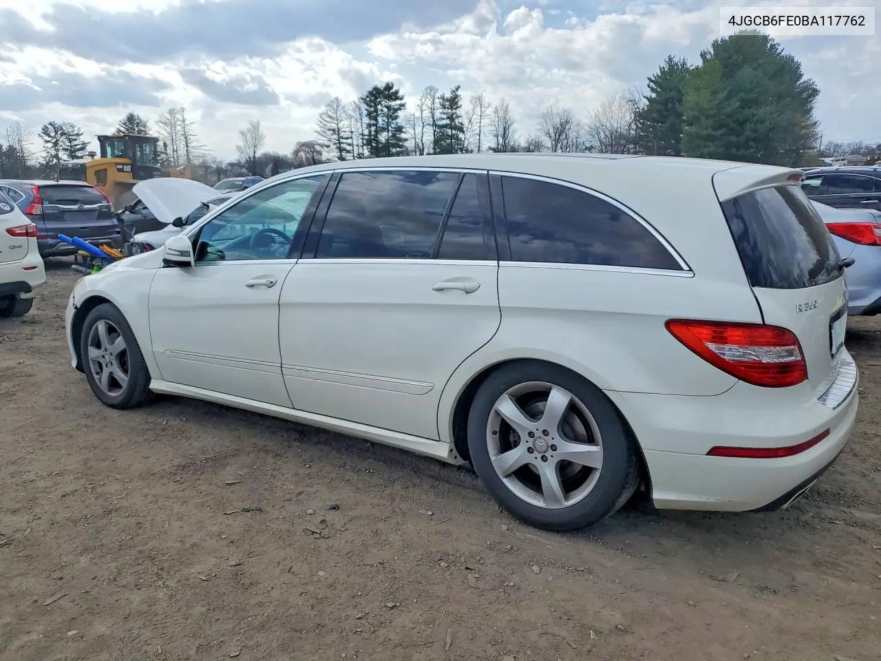 2011 Mercedes-Benz R 350 4Matic VIN: 4JGCB6FE0BA117762 Lot: 47847286