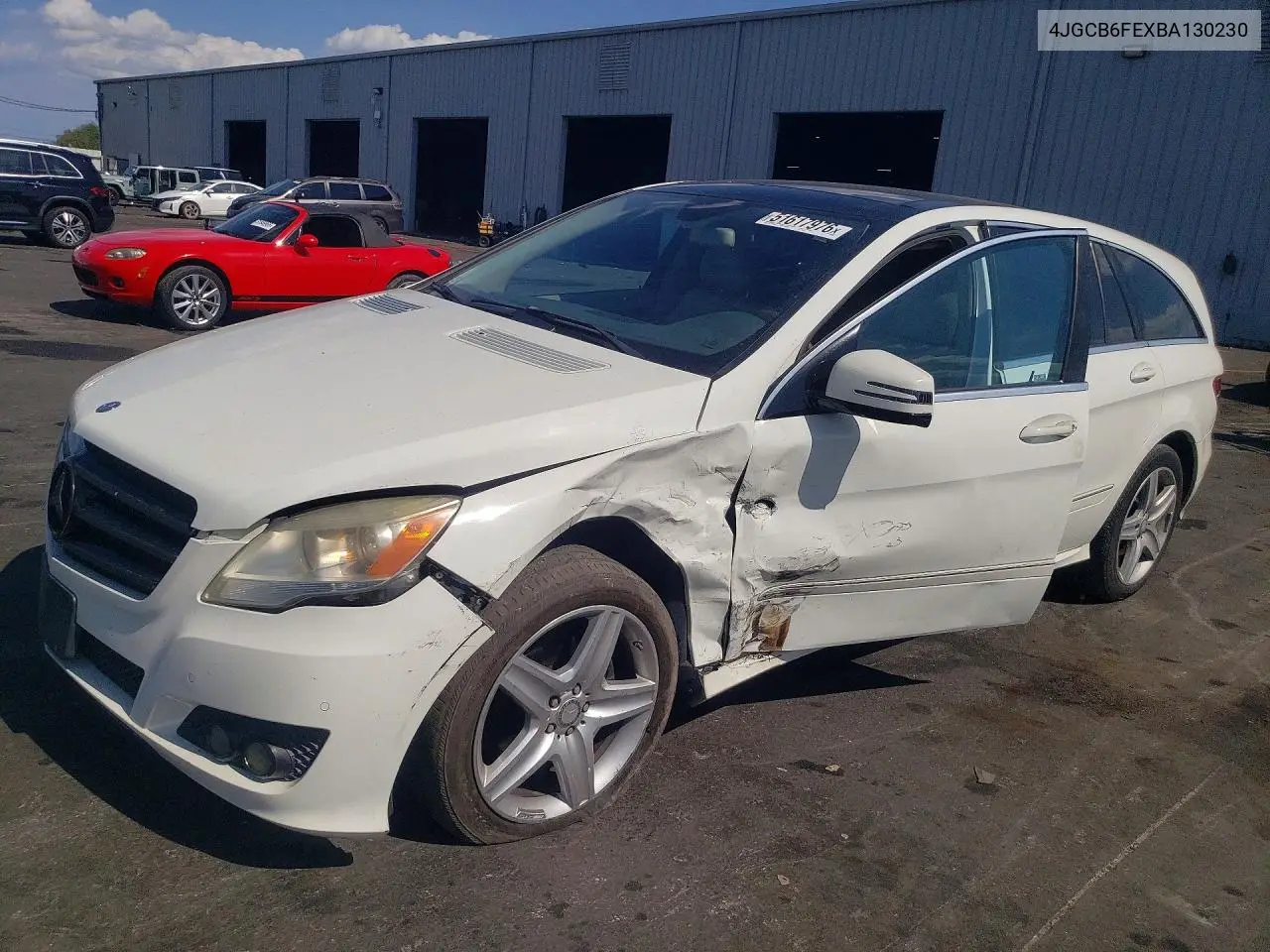 2011 Mercedes-Benz R 350 4Matic VIN: 4JGCB6FEXBA130230 Lot: 51617976