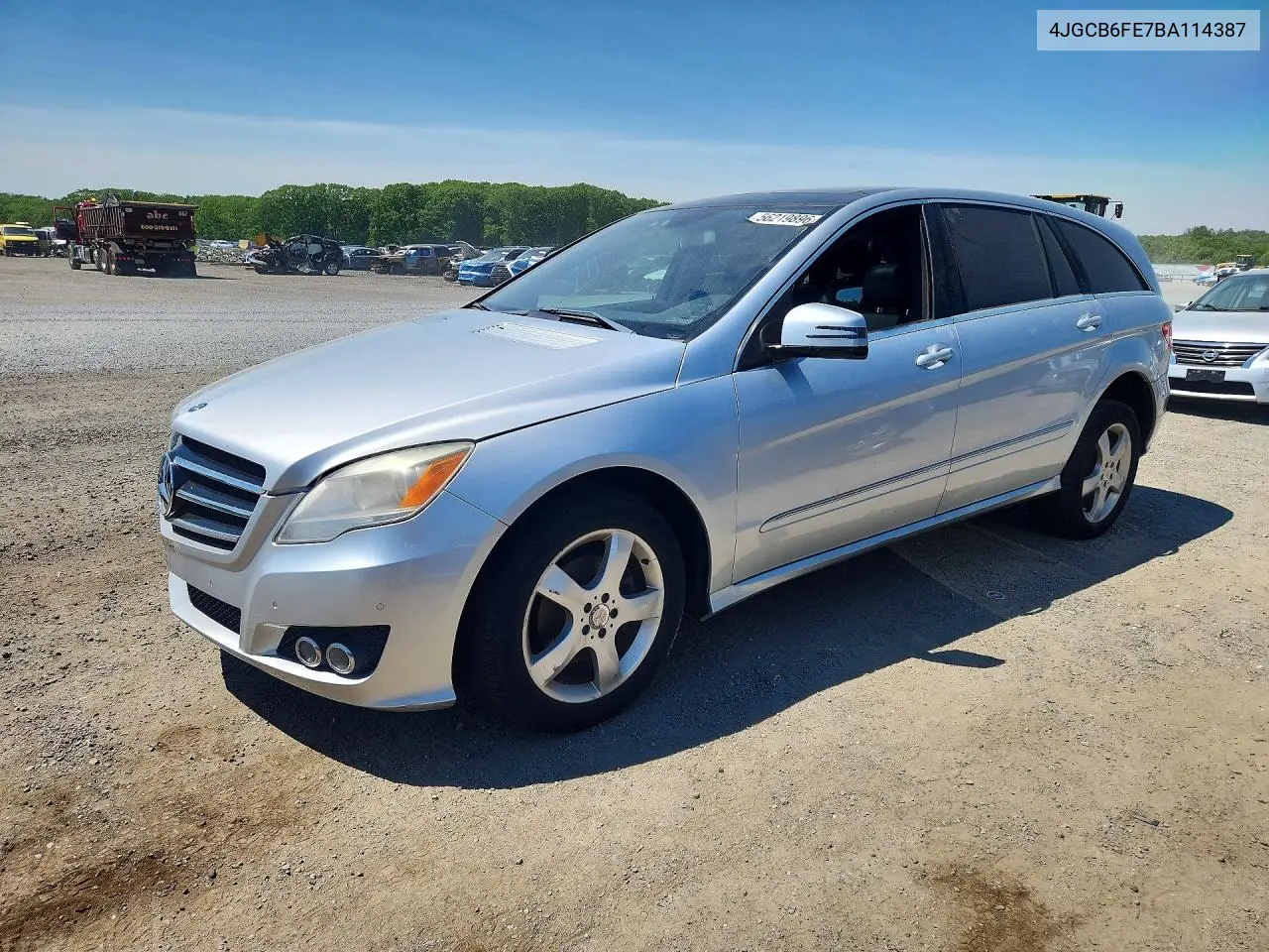 2011 Mercedes-Benz R 350 4Matic VIN: 4JGCB6FE7BA114387 Lot: 56219896