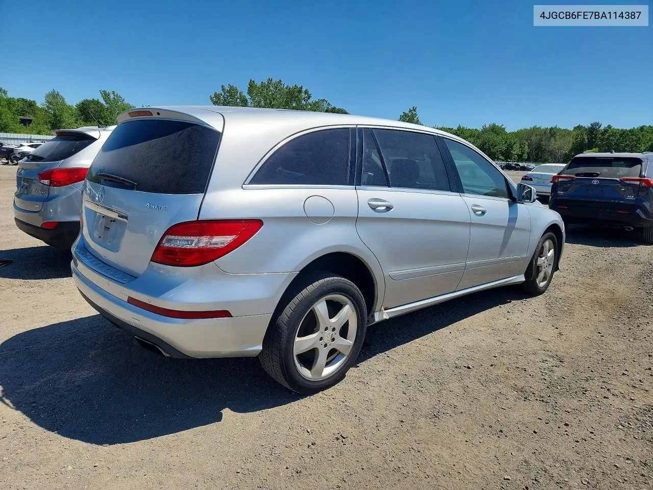 2011 Mercedes-Benz R 350 4Matic VIN: 4JGCB6FE7BA114387 Lot: 56219896