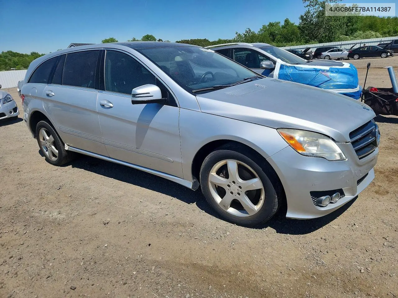 2011 Mercedes-Benz R 350 4Matic VIN: 4JGCB6FE7BA114387 Lot: 56219896