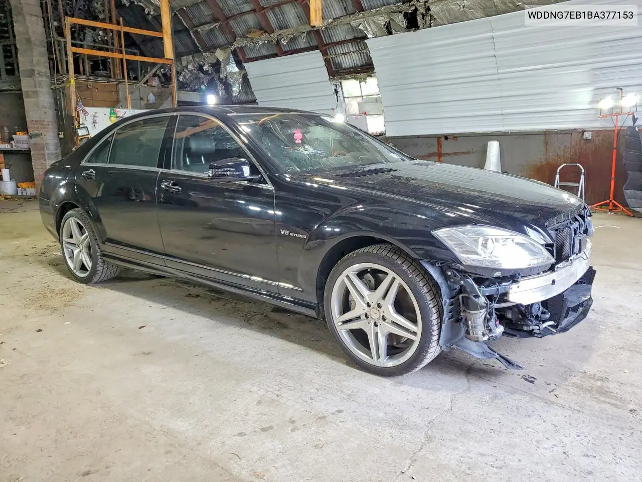 2011 Mercedes Benz S 63 Amg VIN: WDDNG7EB1BA377153 Lot: 54583336