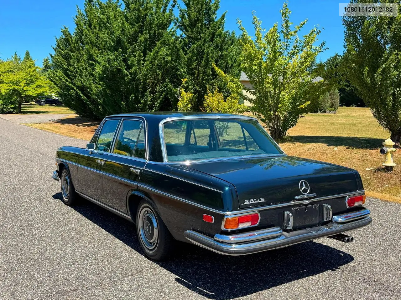 1968 Mercedes-Benz 280S VIN: 10801612012182 Lot: 62162956