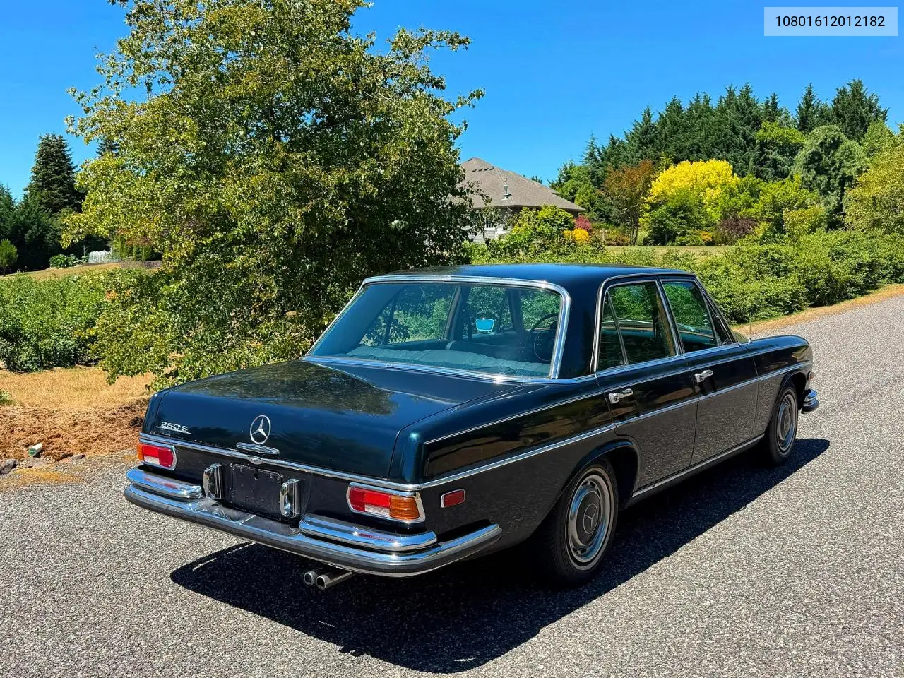 1968 Mercedes-Benz 280S VIN: 10801612012182 Lot: 62162956