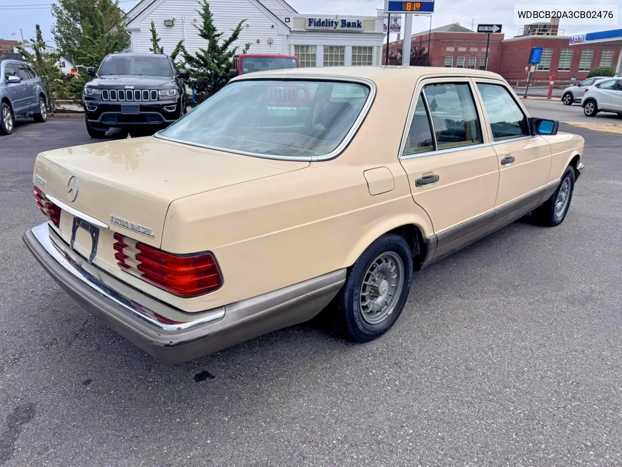 1982 Mercedes-Benz 300 Sd VIN: WDBCB20A3CB02476 Lot: 62507506