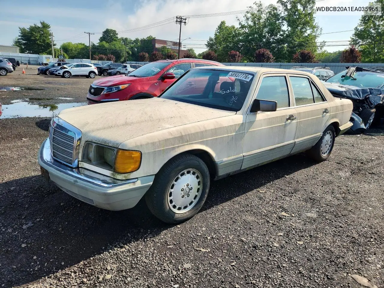 1984 Mercedes-Benz 300 Sd VIN: WDBCB20A1EA035965 Lot: 58937776