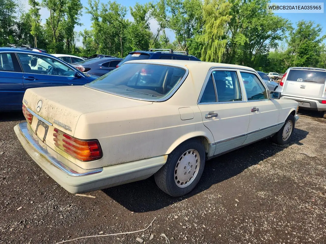 1984 Mercedes-Benz 300 Sd VIN: WDBCB20A1EA035965 Lot: 58937776