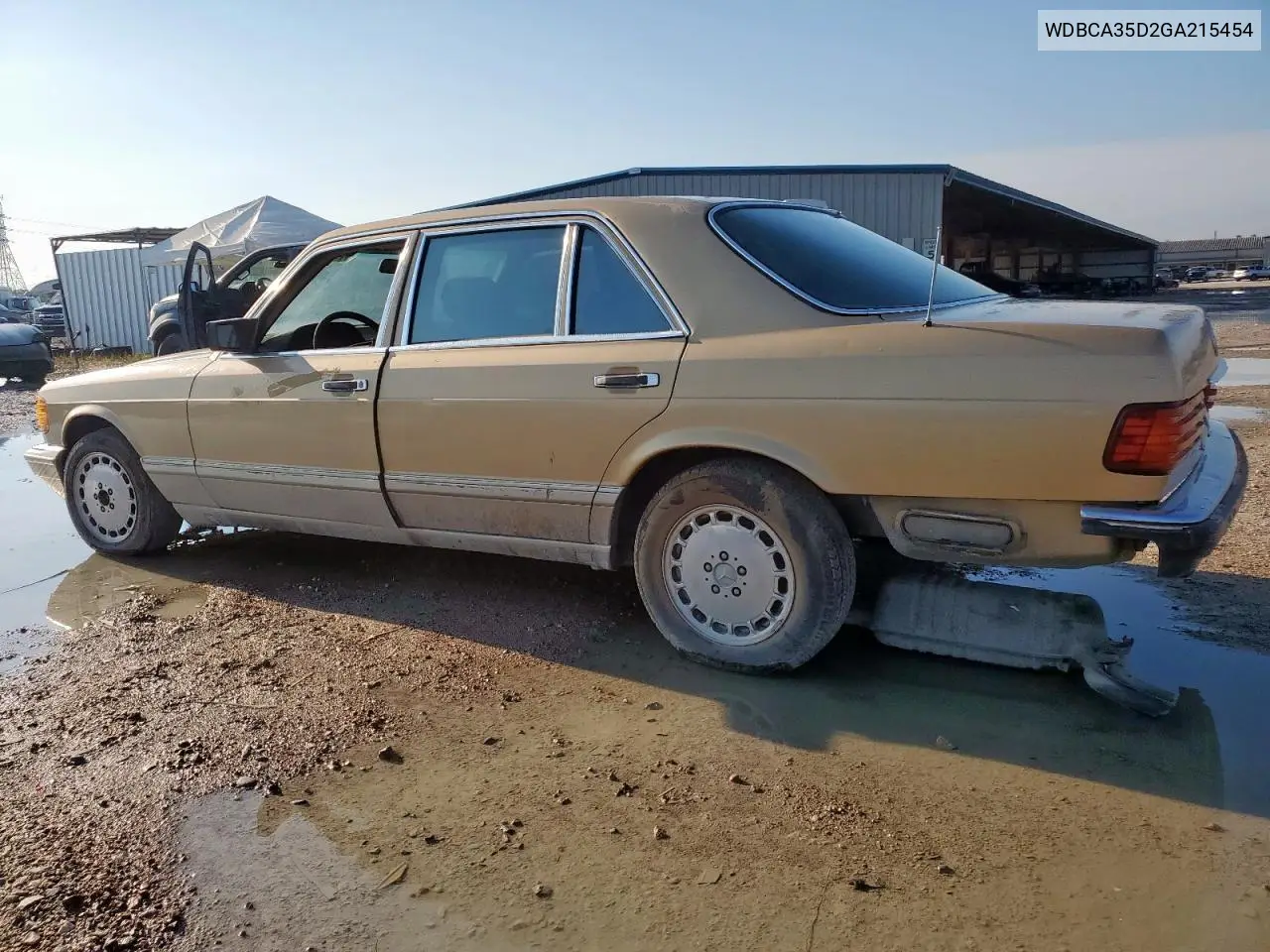 1986 Mercedes-Benz 420 Sel VIN: WDBCA35D2GA215454 Lot: 48165886