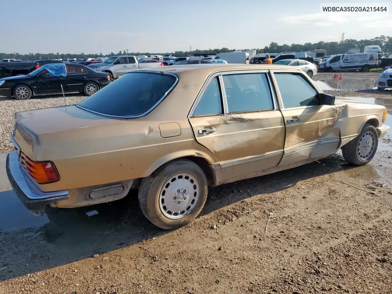 1986 Mercedes-Benz 420 Sel VIN: WDBCA35D2GA215454 Lot: 48165886