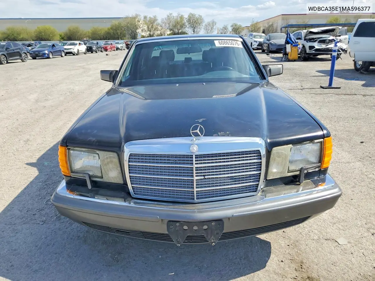 1991 Mercedes-Benz 420 Sel VIN: WDBCA35E1MA596377 Lot: 60865076