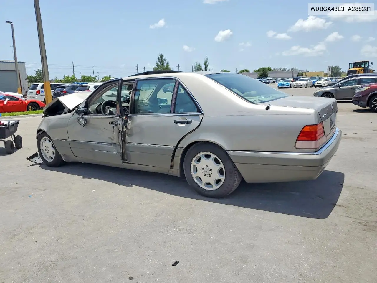 1996 Mercedes-Benz S 420 VIN: WDBGA43E3TA288281 Lot: 60753836