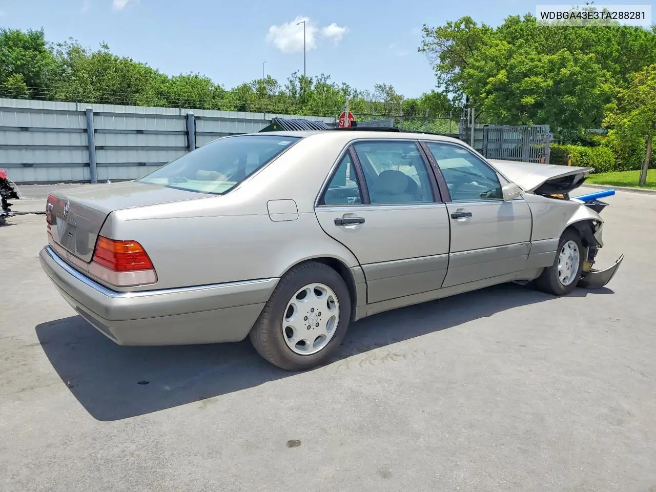 1996 Mercedes-Benz S 420 VIN: WDBGA43E3TA288281 Lot: 60753836