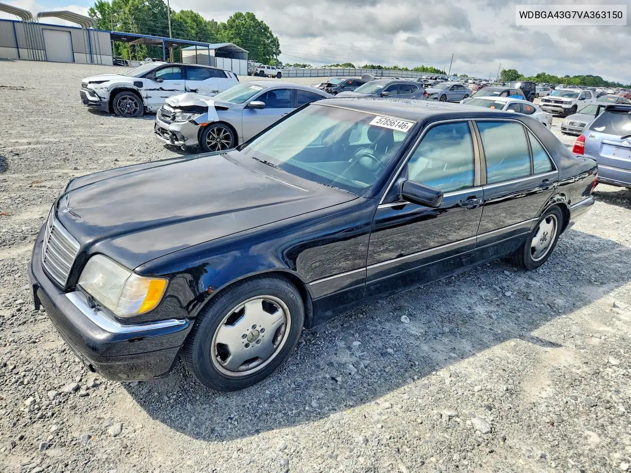 1997 Mercedes-Benz S 420 VIN: WDBGA43G7VA363150 Lot: 57856146