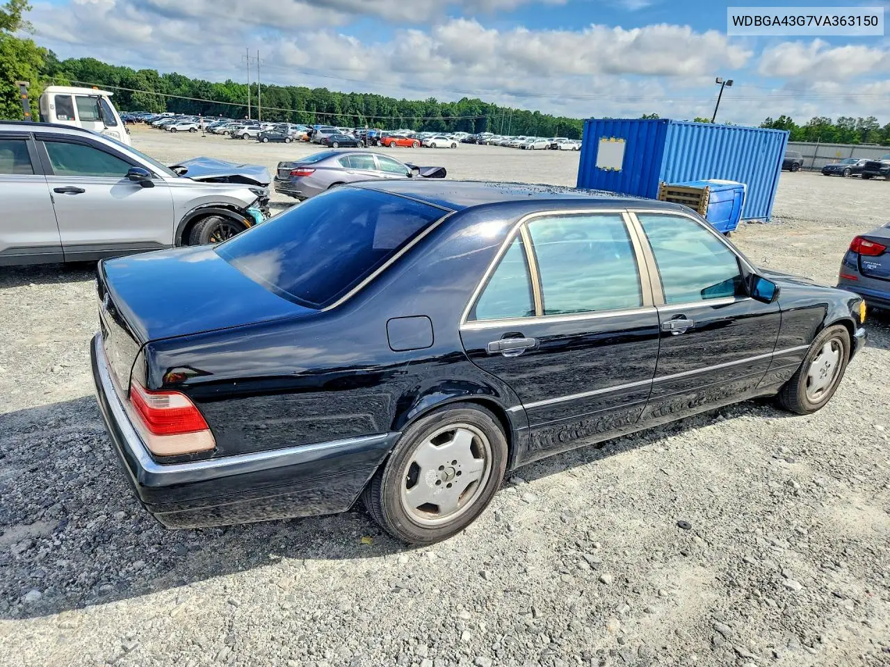 1997 Mercedes-Benz S 420 VIN: WDBGA43G7VA363150 Lot: 57856146