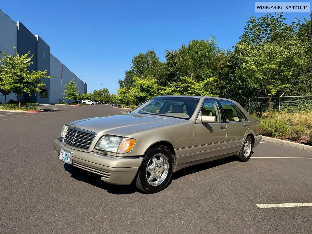 1999 Mercedes-Benz S 420 VIN: WDBGA43G1XA421644 Lot: 61214336