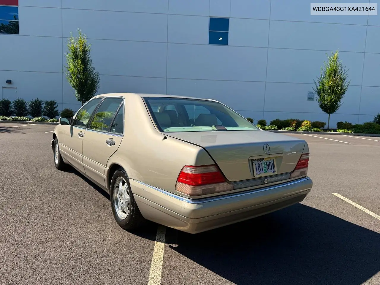 1999 Mercedes-Benz S 420 VIN: WDBGA43G1XA421644 Lot: 61214336