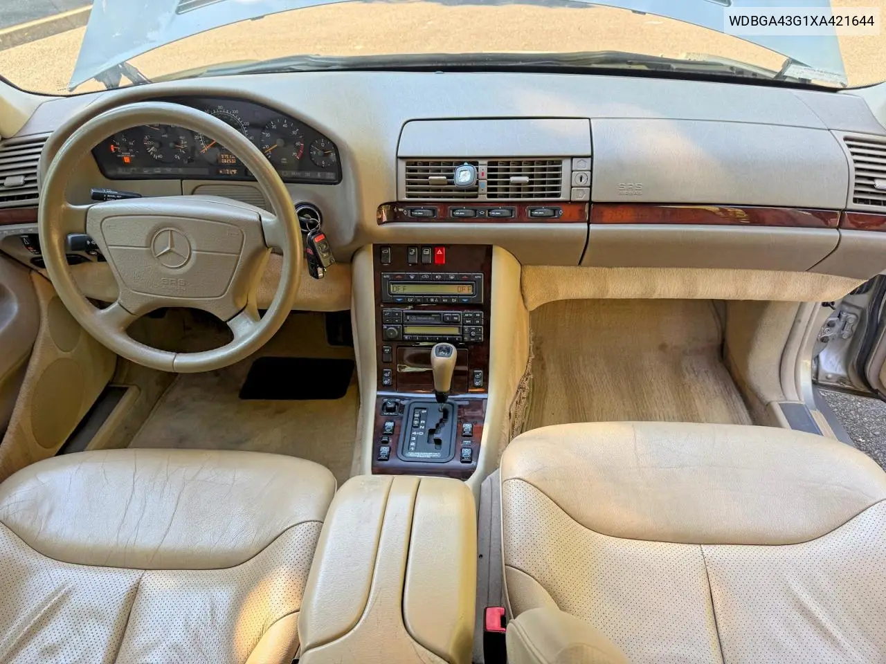 1999 Mercedes-Benz S 420 VIN: WDBGA43G1XA421644 Lot: 61214336
