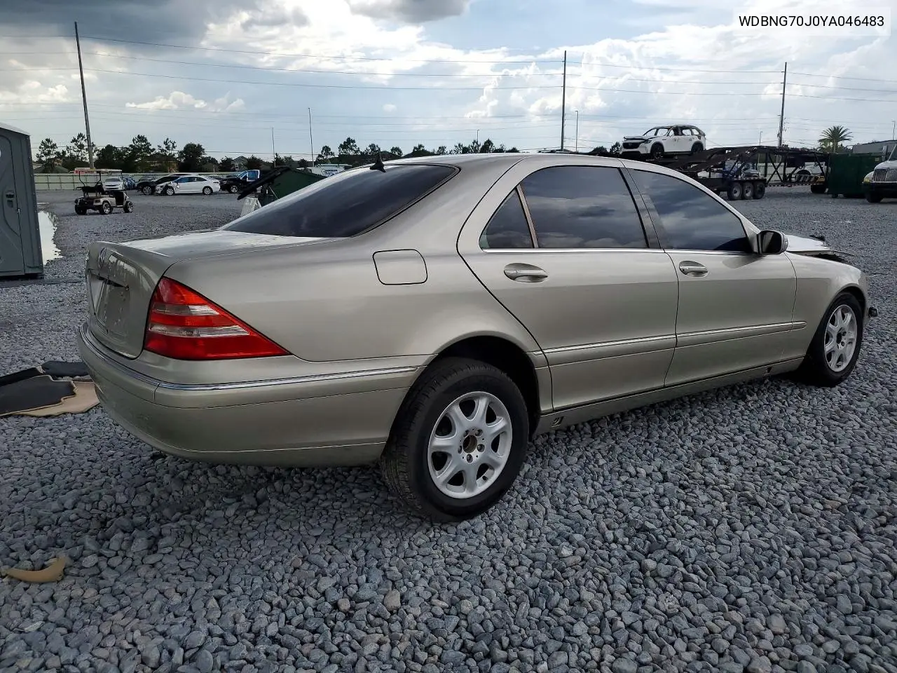 2000 Mercedes-Benz S 430 VIN: WDBNG70J0YA046483 Lot: 56744456