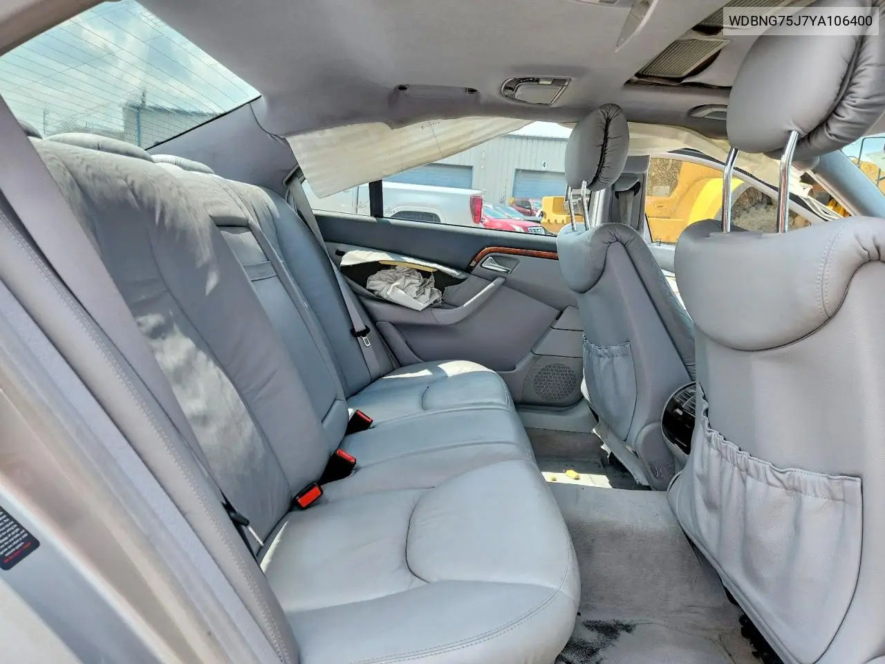 2000 Mercedes-Benz S 500 VIN: WDBNG75J7YA106400 Lot: 61698426