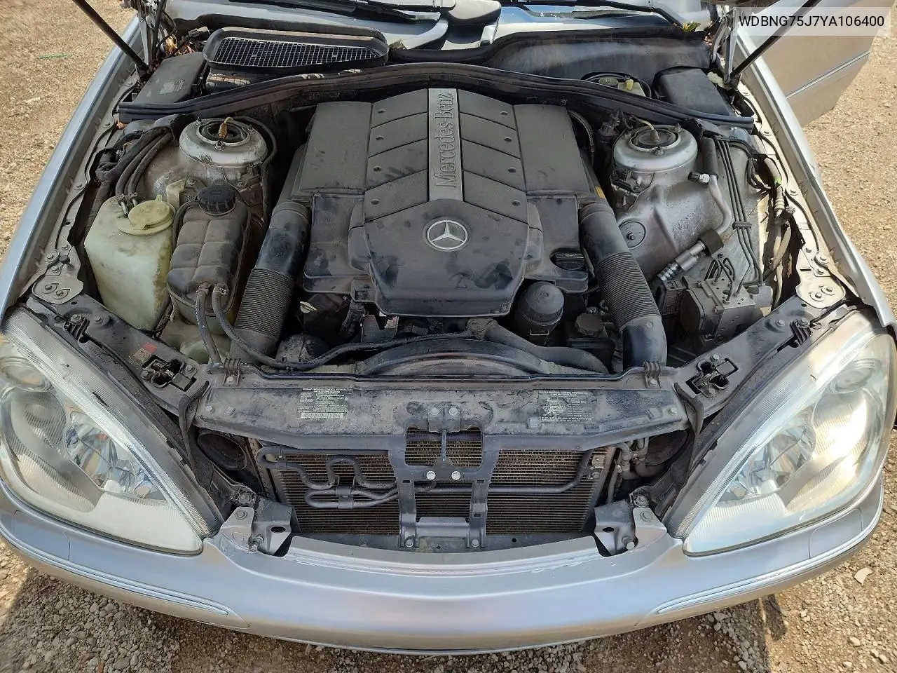 2000 Mercedes-Benz S 500 VIN: WDBNG75J7YA106400 Lot: 61698426