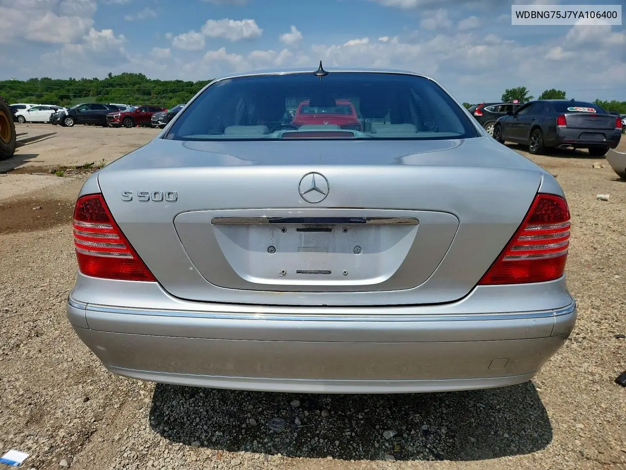 2000 Mercedes-Benz S 500 VIN: WDBNG75J7YA106400 Lot: 61698426