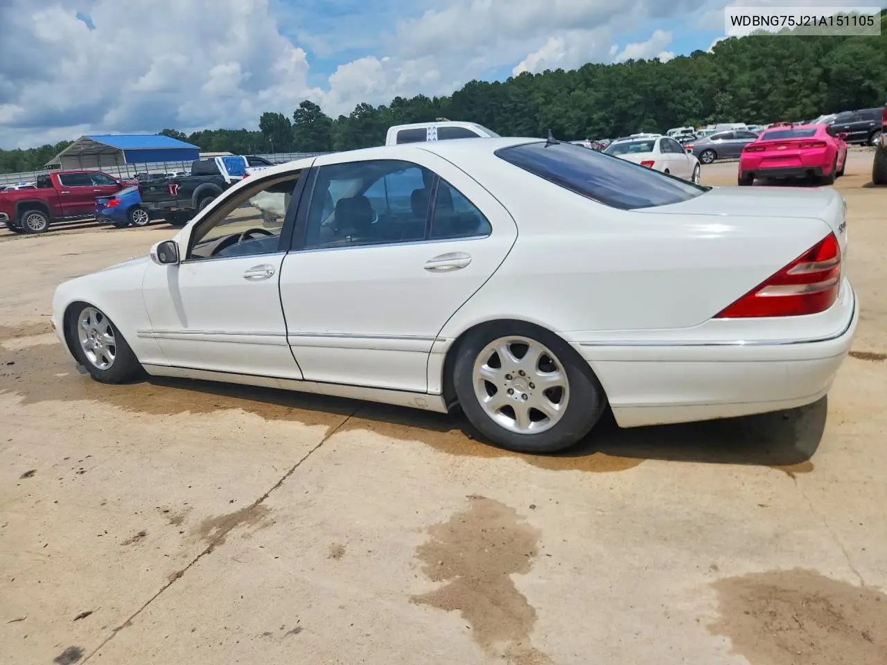 2001 Mercedes-Benz S 500 VIN: WDBNG75J21A151105 Lot: 60271296