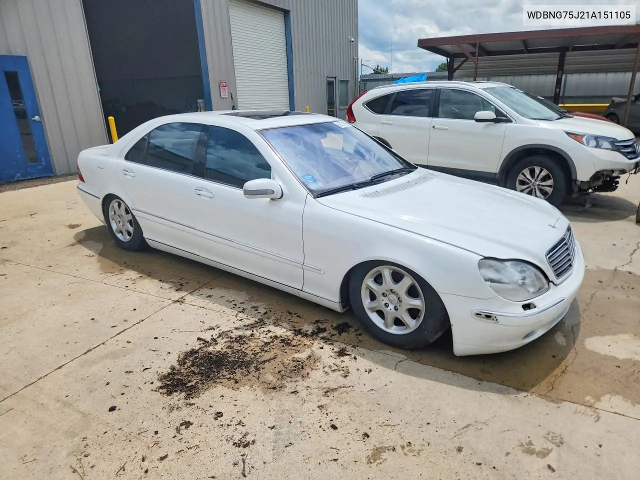 2001 Mercedes-Benz S 500 VIN: WDBNG75J21A151105 Lot: 60271296