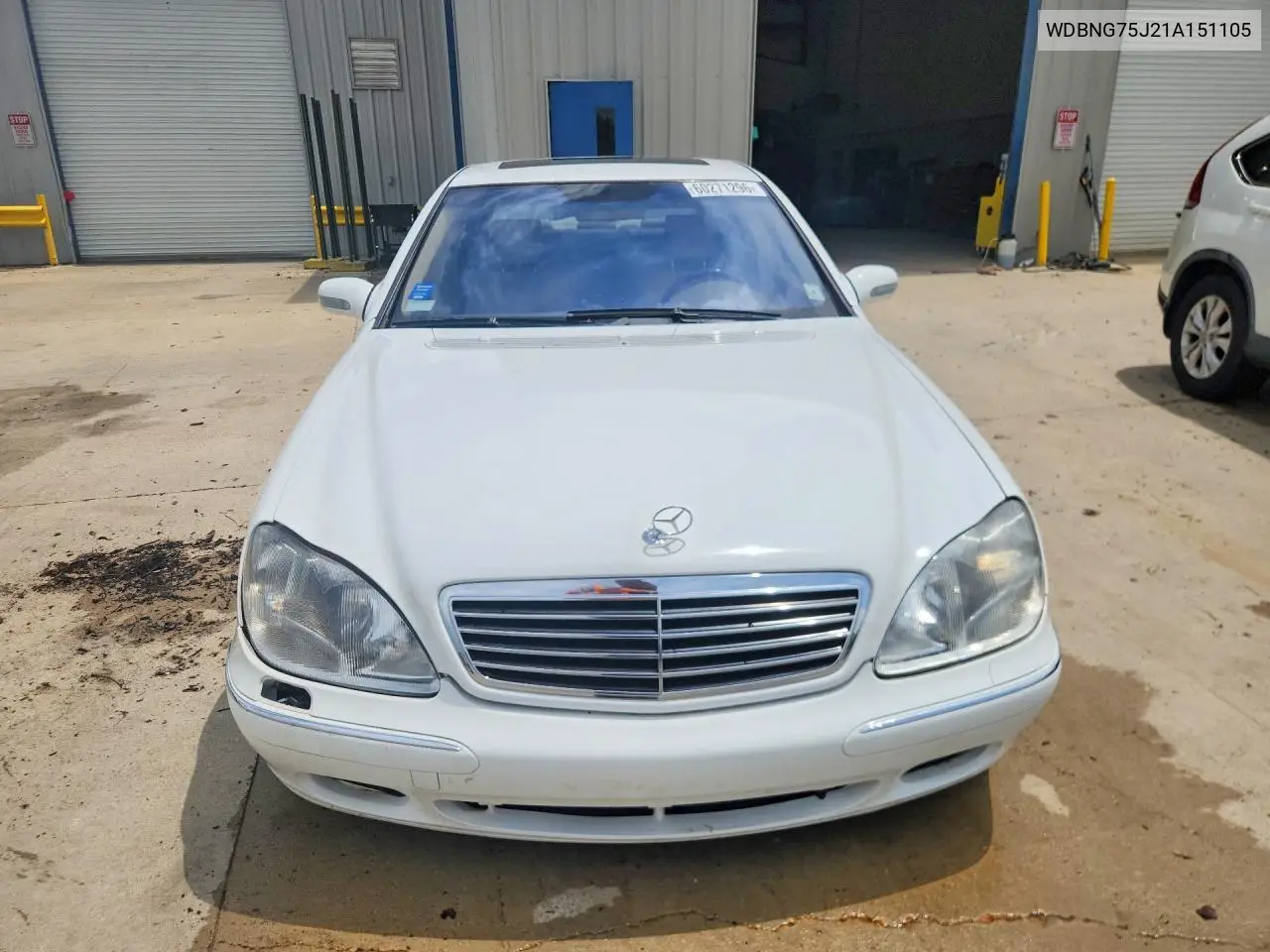 2001 Mercedes-Benz S 500 VIN: WDBNG75J21A151105 Lot: 60271296
