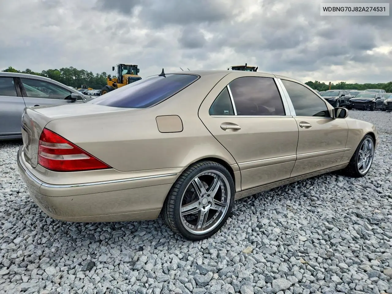 2002 Mercedes-Benz S 430 VIN: WDBNG70J82A274531 Lot: 57812146