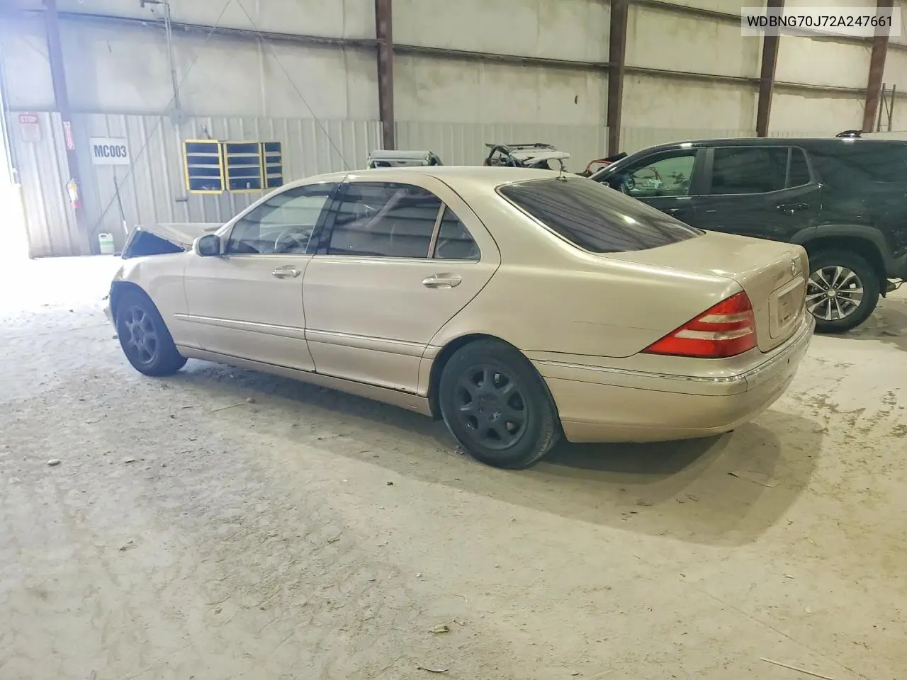 2002 Mercedes-Benz S 430 VIN: WDBNG70J72A247661 Lot: 60715266
