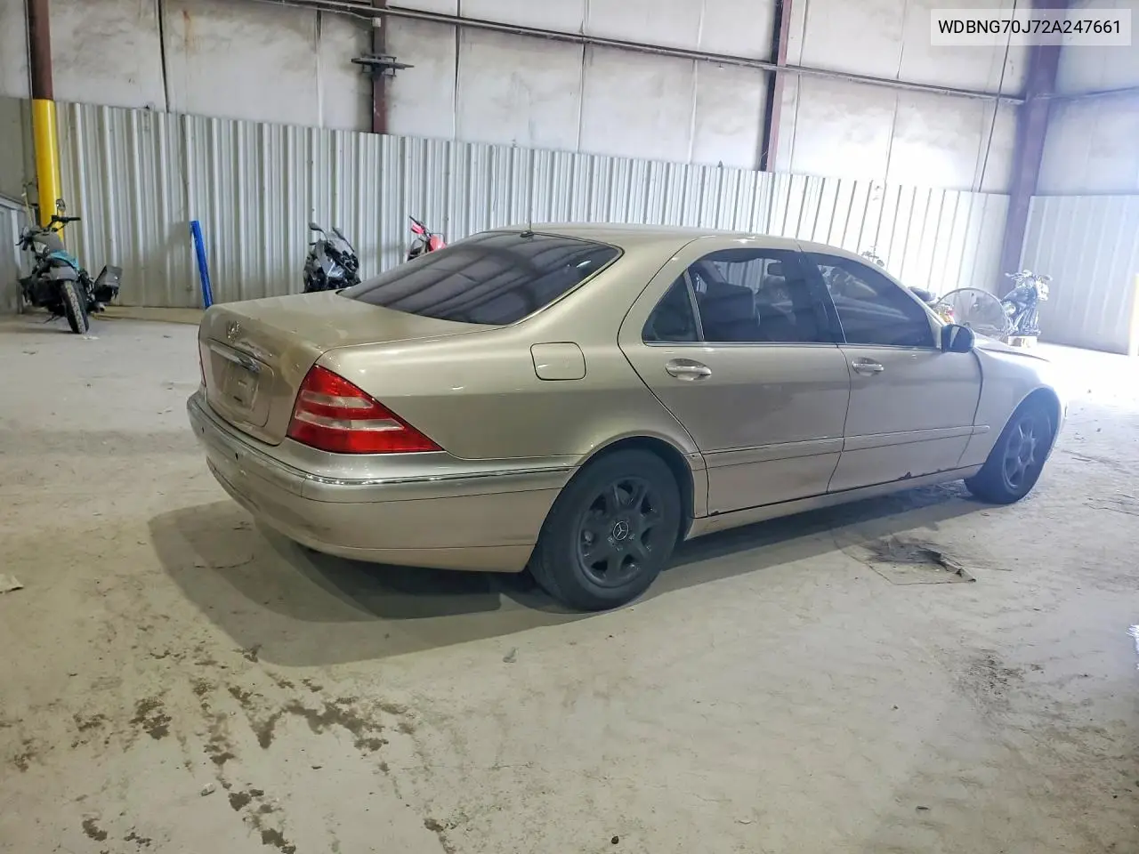 2002 Mercedes-Benz S 430 VIN: WDBNG70J72A247661 Lot: 60715266