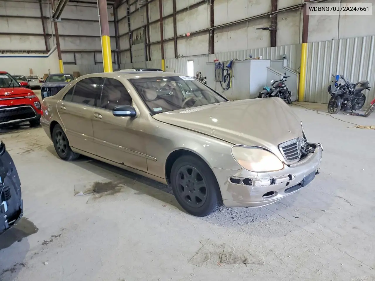 2002 Mercedes-Benz S 430 VIN: WDBNG70J72A247661 Lot: 60715266