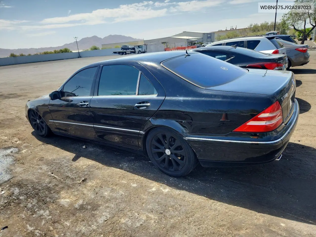 2002 Mercedes-Benz S 500 VIN: WDBNG75J92A287023 Lot: 61242886