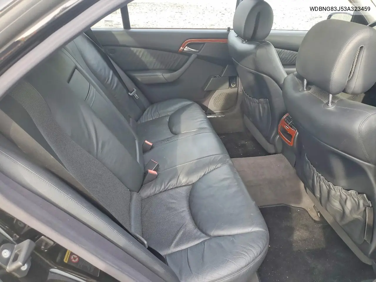 2003 Mercedes-Benz S 430 4Matic VIN: WDBNG83J53A323459 Lot: 57830946