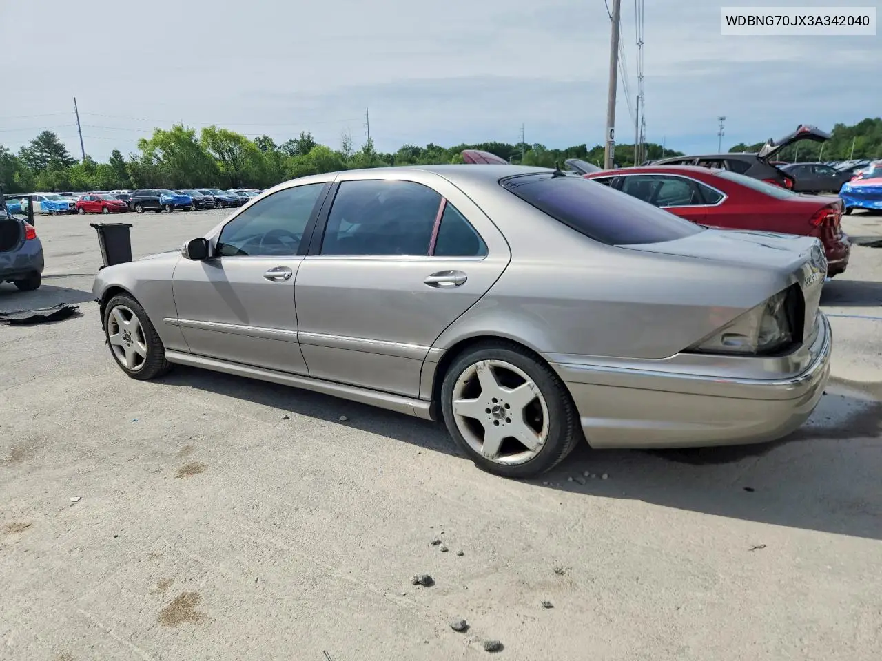 2003 Mercedes-Benz S 430 VIN: WDBNG70JX3A342040 Lot: 58117716