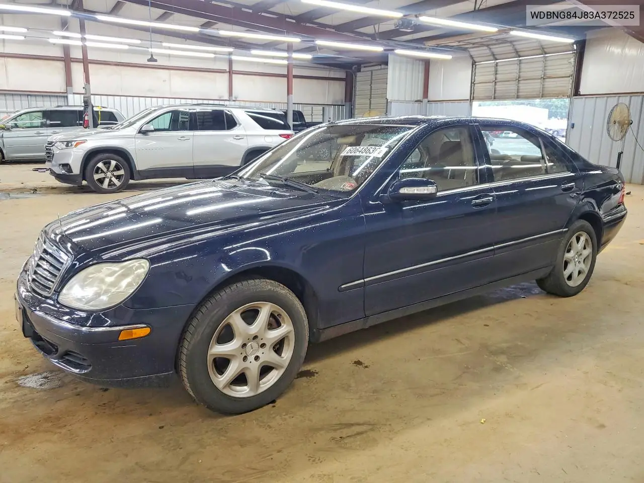 2003 Mercedes-Benz S 500 4Matic VIN: WDBNG84J83A372525 Lot: 60648636