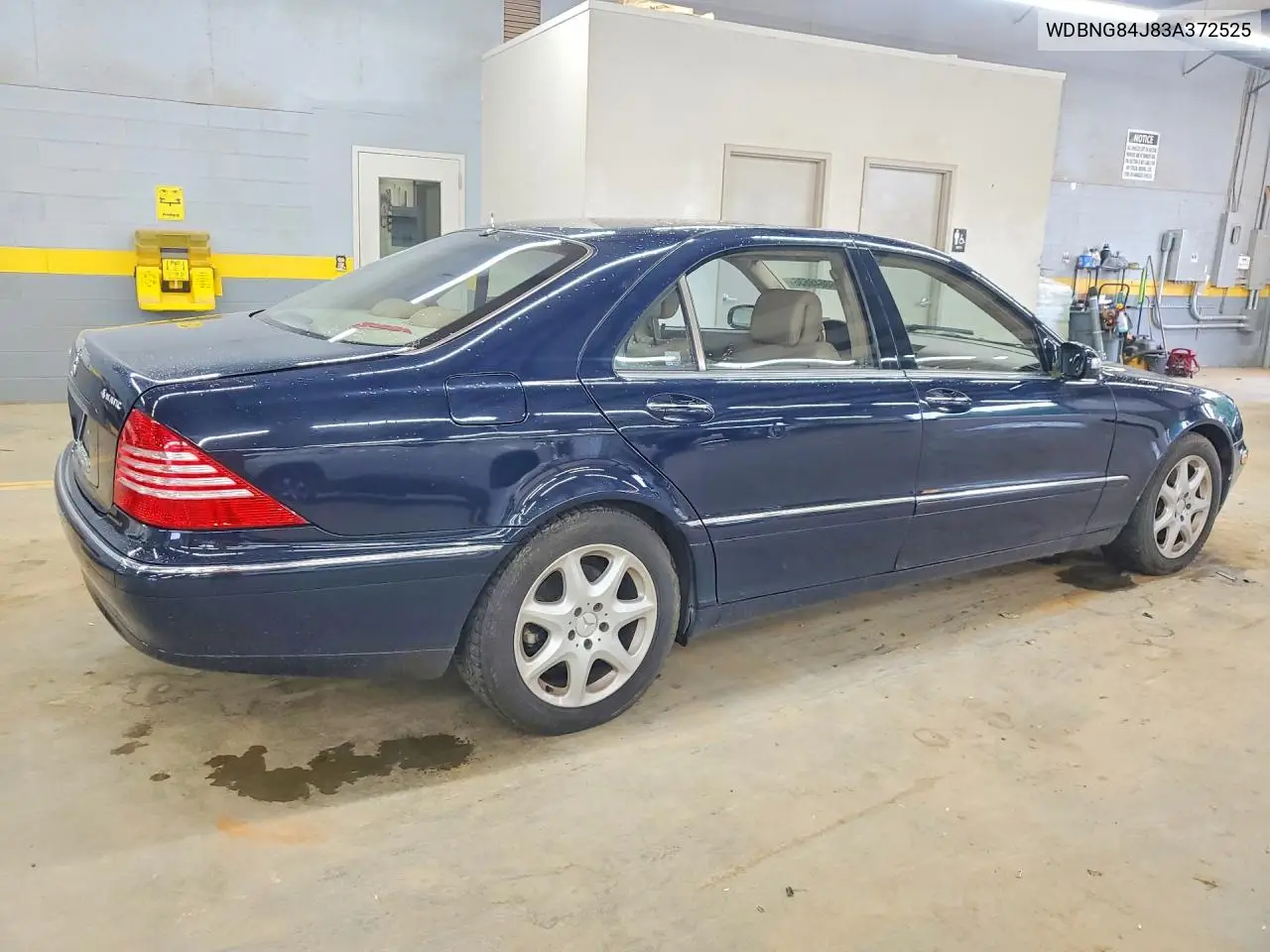 2003 Mercedes-Benz S 500 4Matic VIN: WDBNG84J83A372525 Lot: 60648636