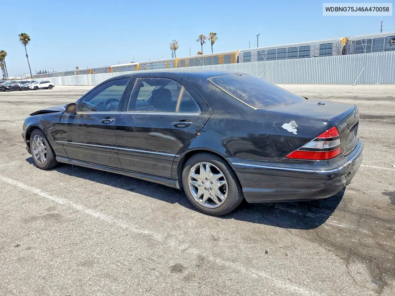 2006 Mercedes-Benz S 500 VIN: WDBNG75J46A470058 Lot: 57002326