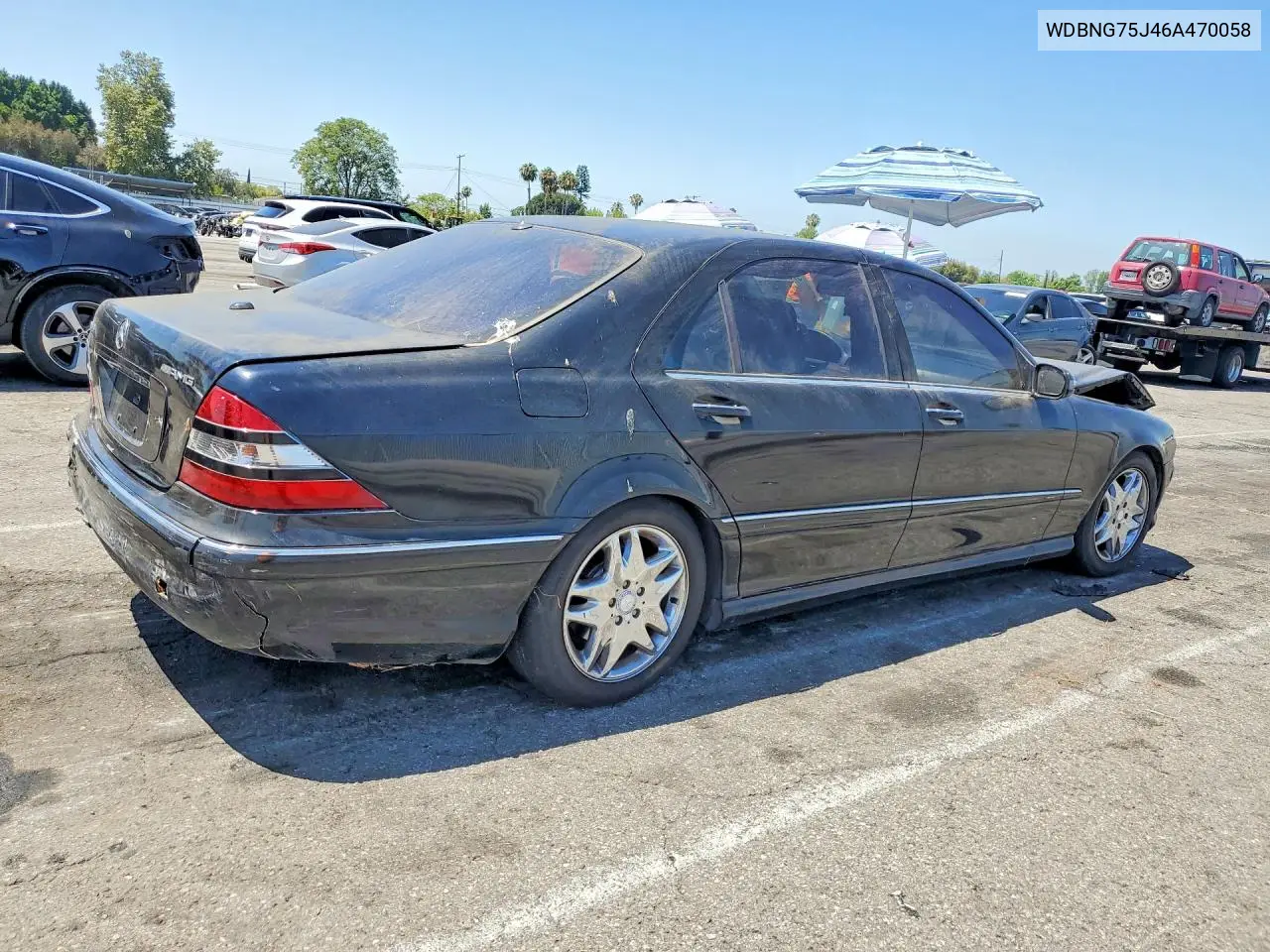 2006 Mercedes-Benz S 500 VIN: WDBNG75J46A470058 Lot: 57002326