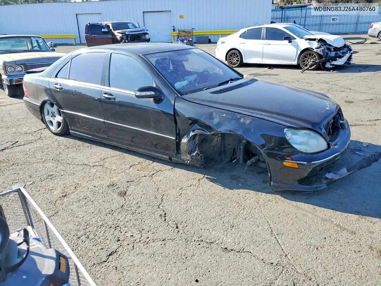 2006 Mercedes-Benz S 430 4Matic VIN: WDBNG83J26A480760 Lot: 57701686