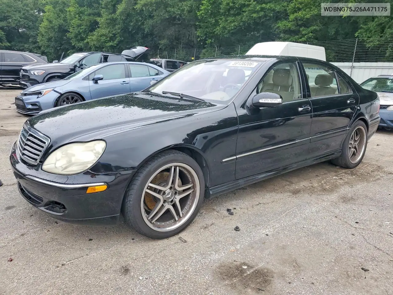 2006 Mercedes-Benz S 500 VIN: WDBNG75J26A471175 Lot: 59138206