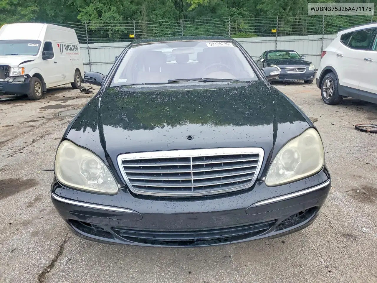 2006 Mercedes-Benz S 500 VIN: WDBNG75J26A471175 Lot: 59138206