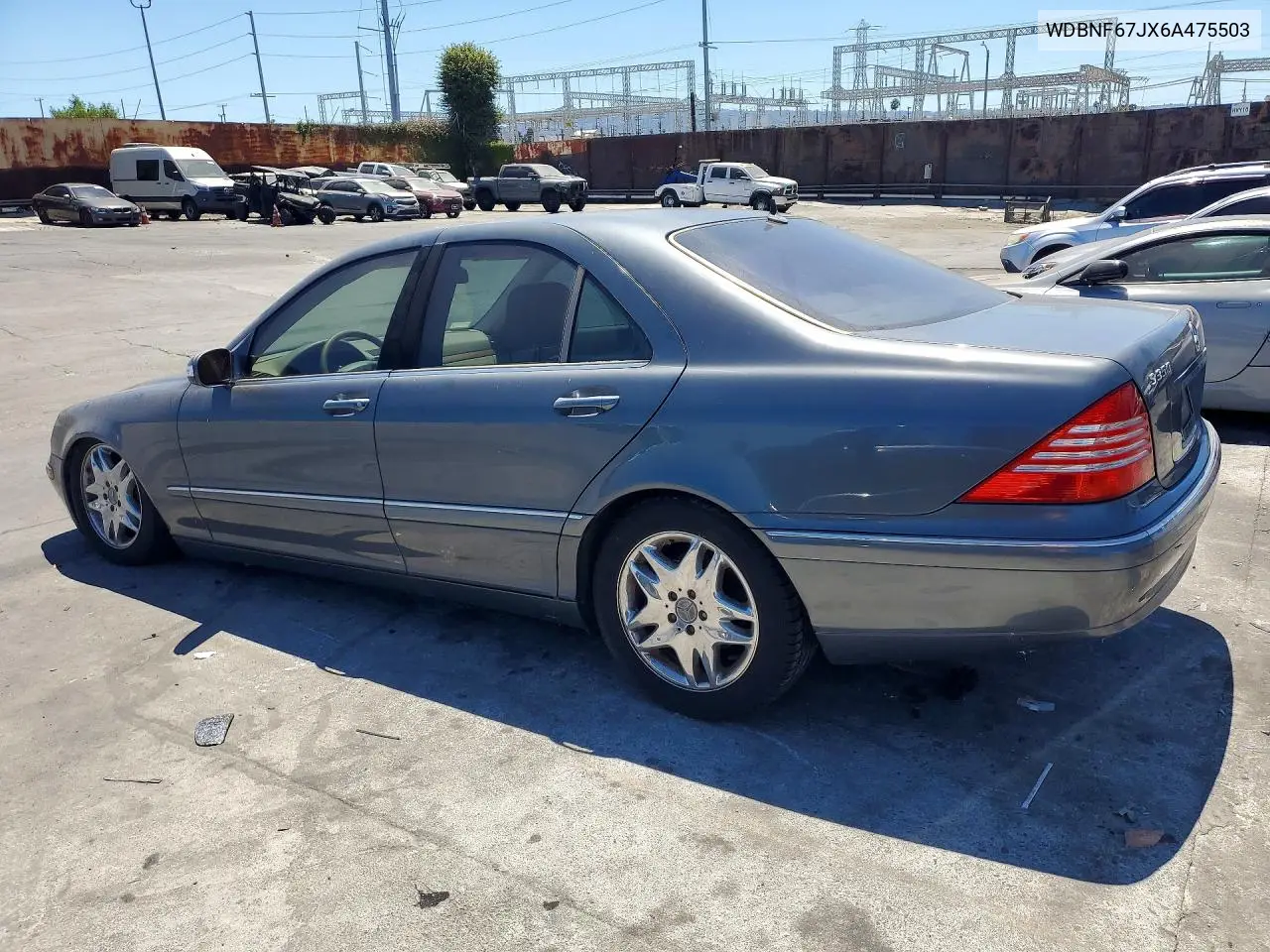 2006 Mercedes-Benz S 350 VIN: WDBNF67JX6A475503 Lot: 62099256