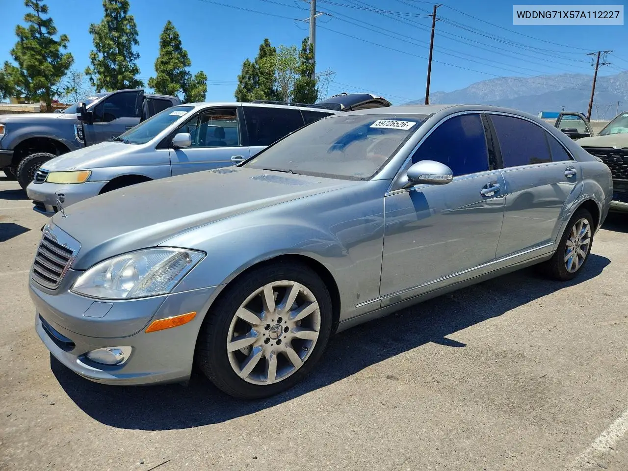 2007 Mercedes-Benz S 550 VIN: WDDNG71X57A112227 Lot: 59726526