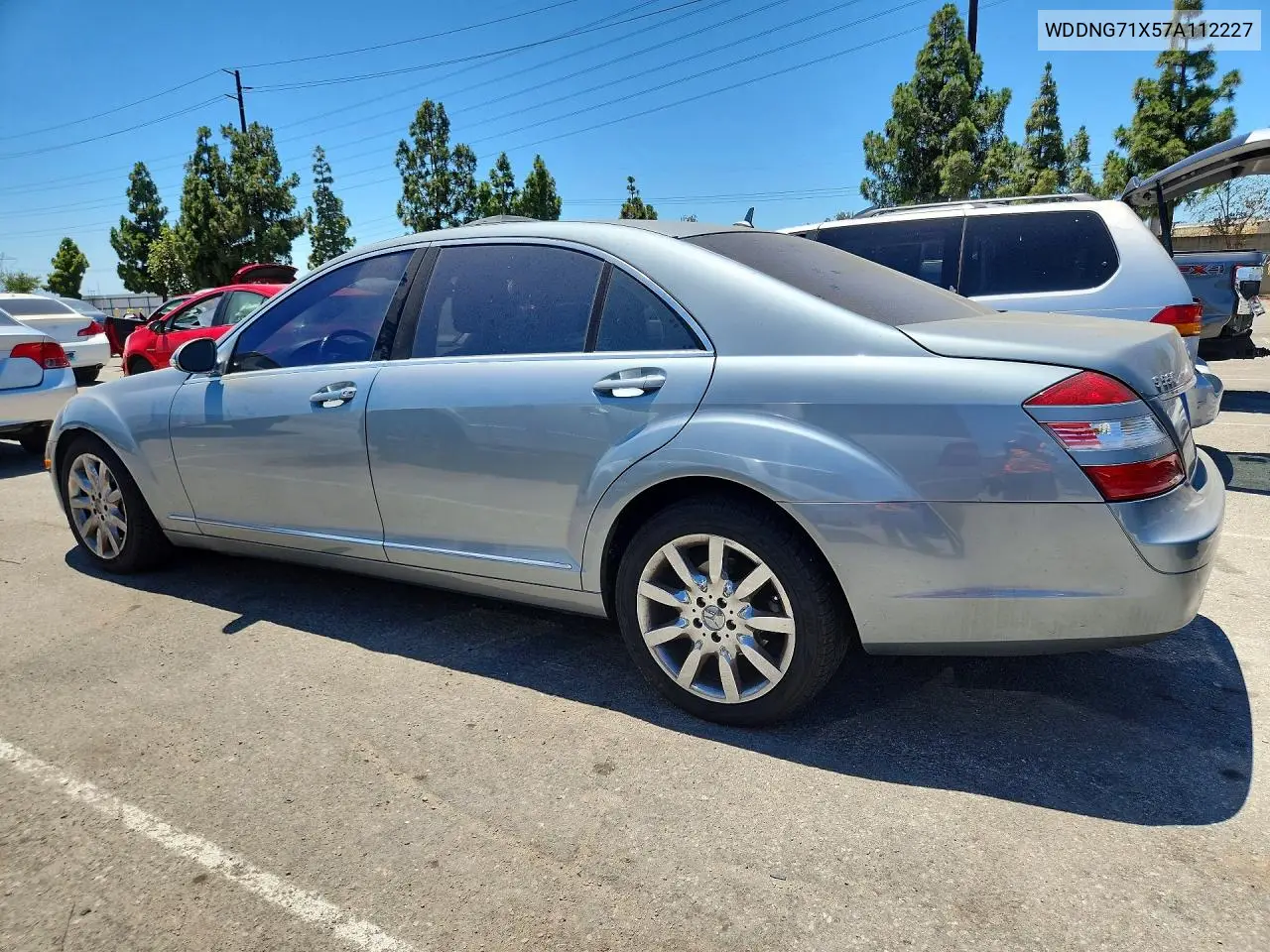 2007 Mercedes-Benz S 550 VIN: WDDNG71X57A112227 Lot: 59726526