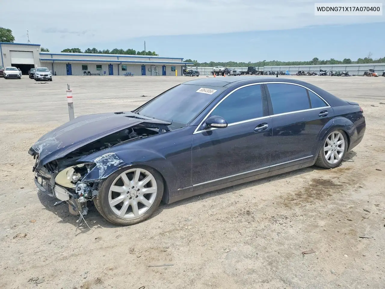 2007 Mercedes-Benz S 550 VIN: WDDNG71X17A070400 Lot: 60643066