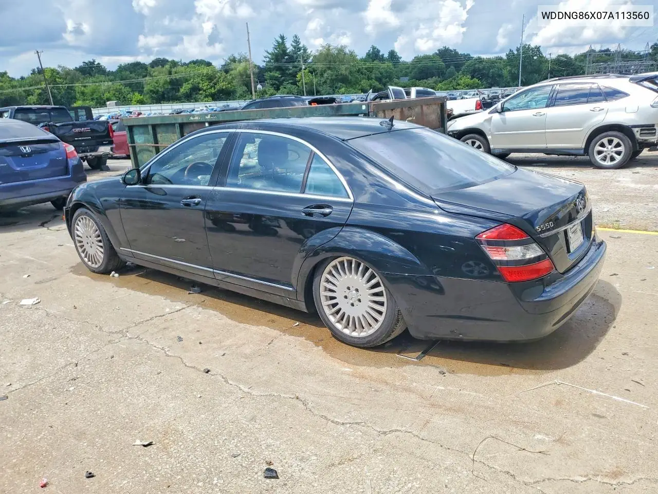2007 Mercedes-Benz S 550 4Matic VIN: WDDNG86X07A113560 Lot: 61335366