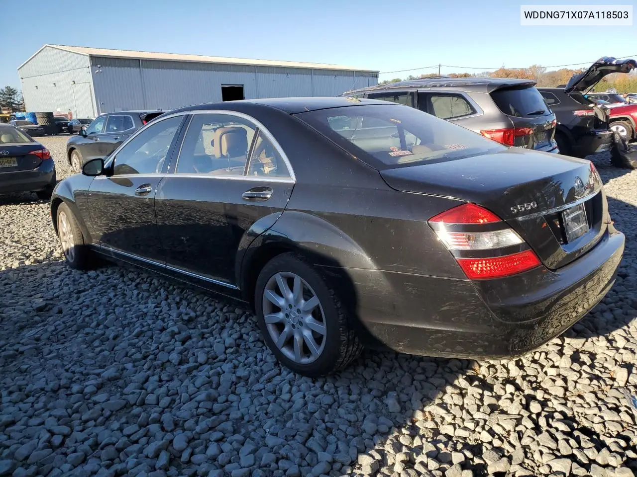 WDDNG71X07A118503 2007 Mercedes-Benz S 550