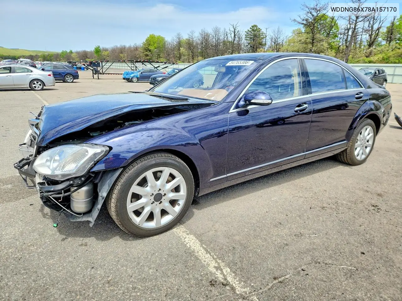 2008 Mercedes-Benz S 550 4Matic VIN: WDDNG86X78A157170 Lot: 54765386