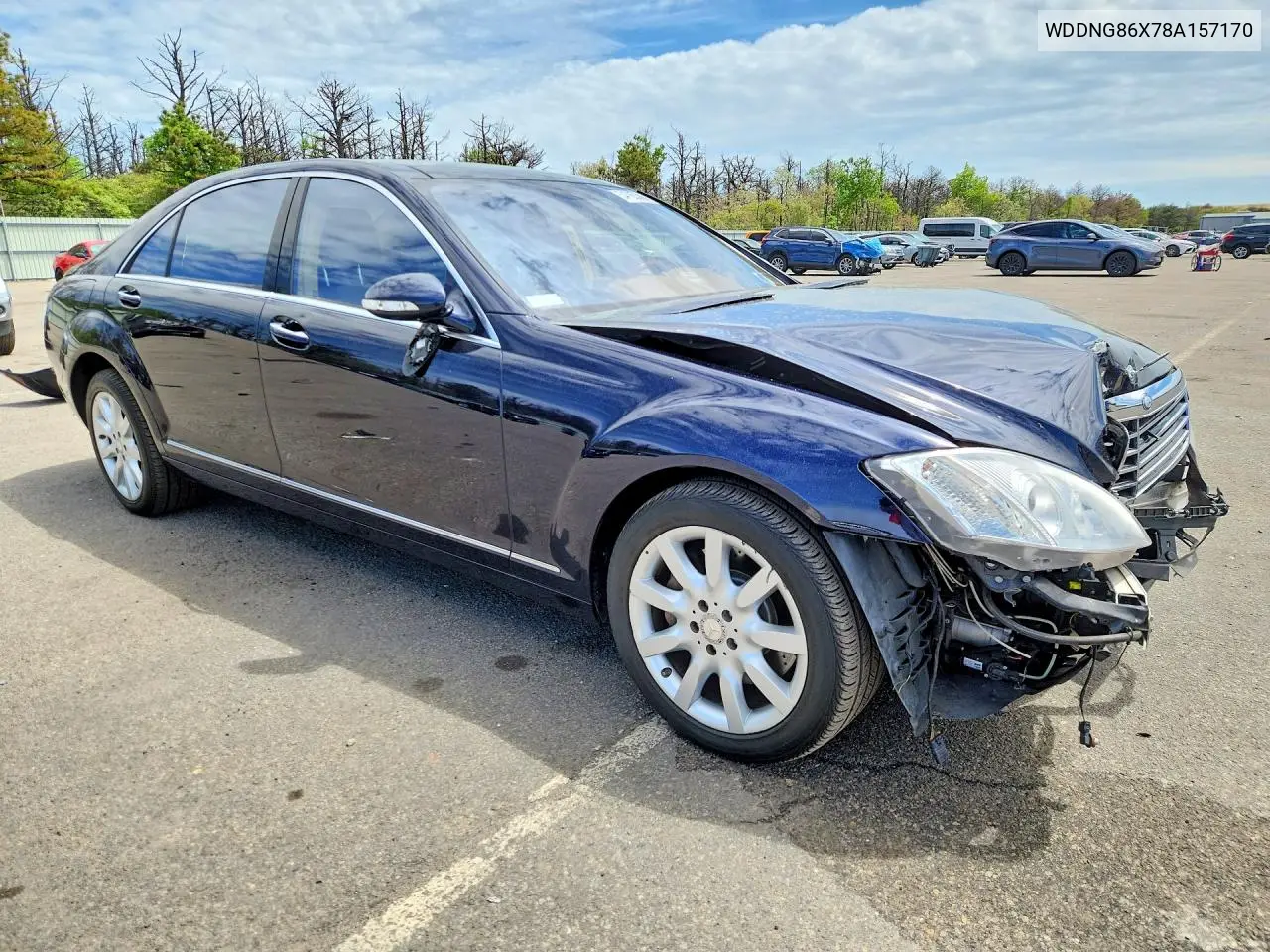 2008 Mercedes-Benz S 550 4Matic VIN: WDDNG86X78A157170 Lot: 54765386